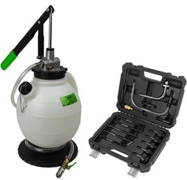 Pumpa za punjenje ulja u menjačkim sistemima u setu sa nastavcima, kapacitet 7,5 litara JBM